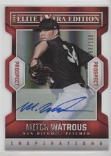 2014 Elite Extra Edition Inspirations Die-Cut Signatures Mitch Watrous Auto 0c2