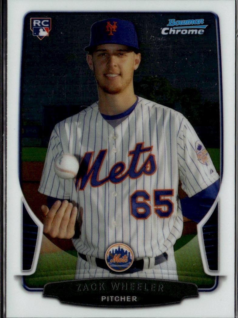 2013 Bowman Chrome #49 Zack Wheeler
