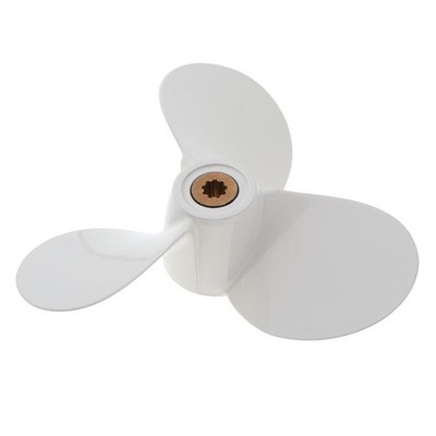 Professioneller Marine Propeller 4 5 6HP White Finish Fit für Yamaha 7 1/2x7 BA