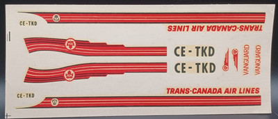 Unknown | No. ? | 1:144 Trans-Canada Air Lines Vickers Vanguard Decals