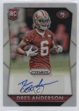 2015 Panini Prizm Rookie Signatures Silver /350 Dres Anderson #RS-DA Auto 0ty6