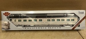 BLI California Zephyr #535 PPR 10 Roomette 6 Bedroom Sleeper #8449 Silver Rapids
