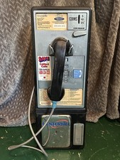 Vtg CenturyTel Payphone Pay Phone Push Button 80's 90's Man Cave Garage Decor