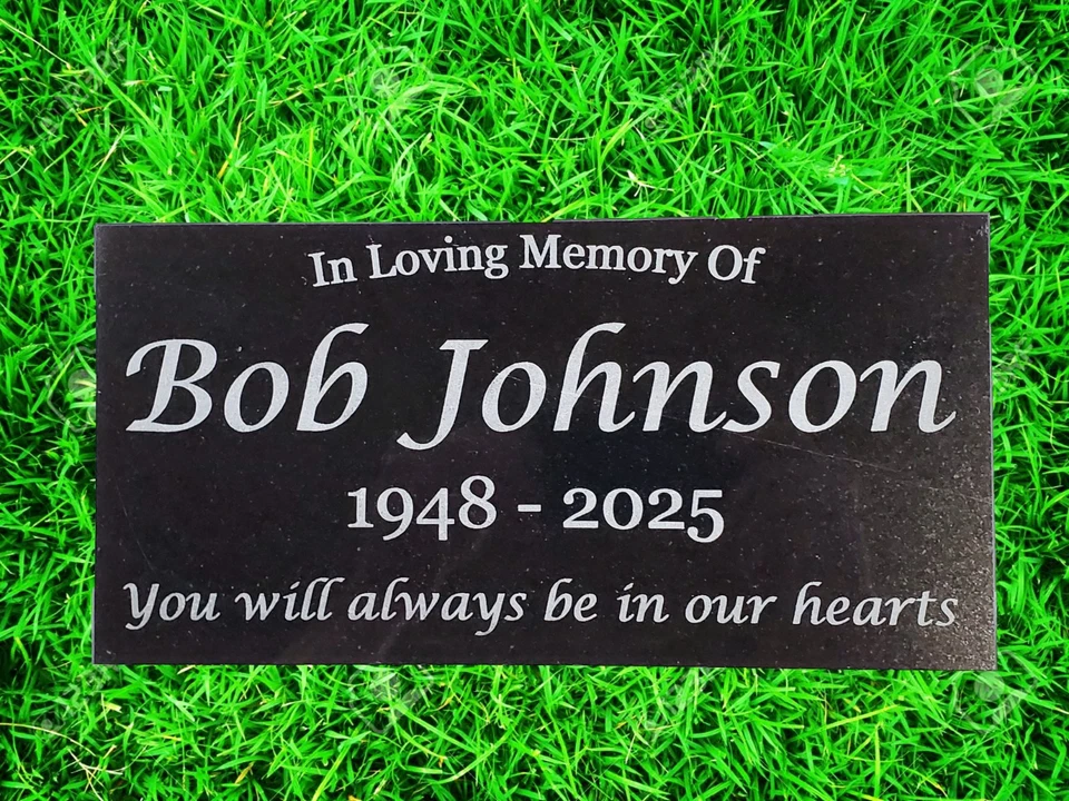 Любимый один мемориал могила маркер надгробный камень сад гранит камень заказ табличка t20 - Изображение 4 из 4