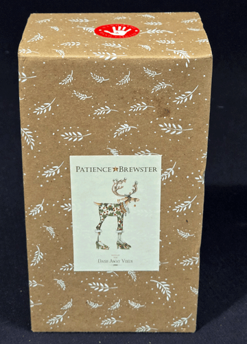 Patience Brewster Dash Away Vixen Reindeer Christmas Ornament 5" Tall - Picture 6 of 6