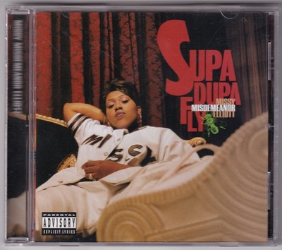 Missy Elliott Supa Dupa Fly CD 1997 Hype Sticker OLYPHANT