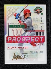 2024 Panini Prospect Edition Silver Prizm Signatures Aidan Miller #190 Auto 16wc