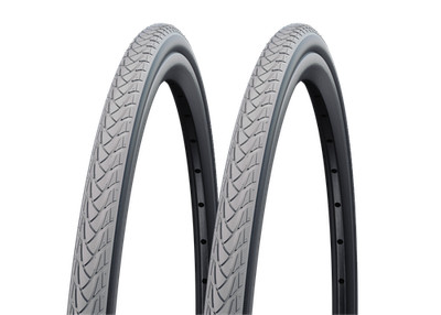 2x Schwalbe Marathon Plus 37-540 grau/schwarz Drahtreifen SmartGuard 24x1 3/8