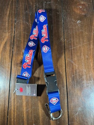 Philadelphia Phillies Logo MLB Lanyard with Detachable Key Chain Blue