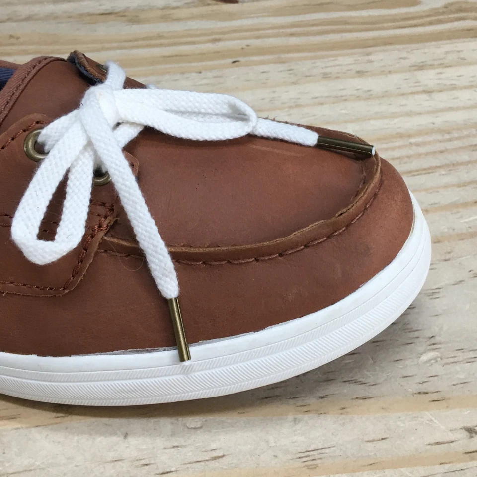 Keds Shoes Womens 8 Ortholite Boat Brown Lace Up Low Top Casual Comfort Flats - Image 3 of 4