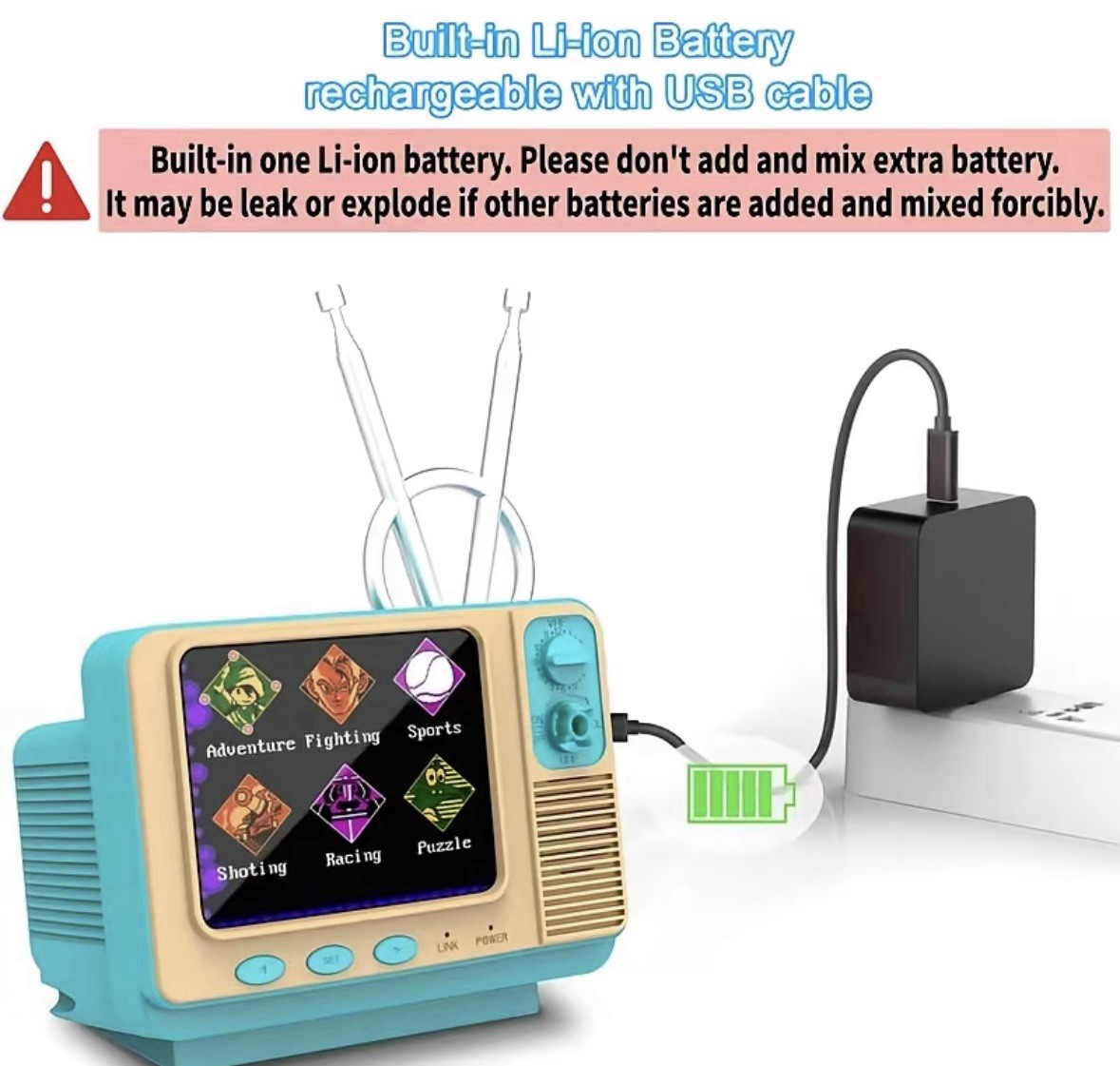 Retro Video Games Console GV300S Mini Tv Style