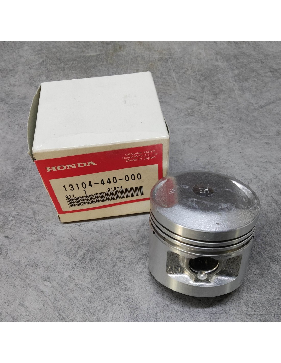 Piston +0.75 Honda NX125K XL125R JD04 13104-440-000 en alliage d'aluminium