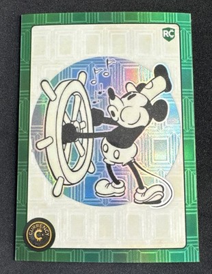 2024 Cardsmiths Currency Series 4 Steamboat Willie #24 Emerald Gem Refractor /99