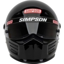 Simpson SA2020 Super Bandit Helmet, Black, Large
