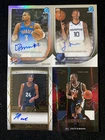 2025-26 Topps Bowman Chrome Dillon Jones Javon Small RC Refractor /35 Lot*4 UP18