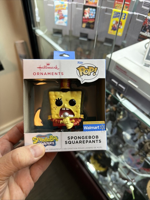 Hallmark Ornaments Funko Pop!  2025 SPONGEBOB SQUAREPANTS Christmas Ornament!