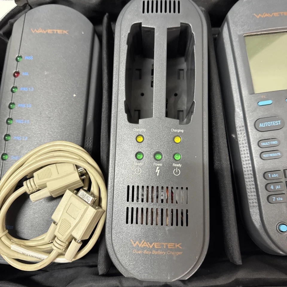 Wavetek Lantek Pro & Lantek Pro XL 100 MHZ LAN No Power Cable Untested - Image 3 of 4