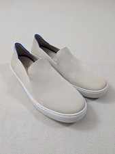 Rothy  s Womens 8 The Original Slip On Sneaker Shoes Beige Sand Washable Flats