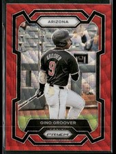 2024 Panini Prizm #91 Gino Groover Ruby Wave Prizms