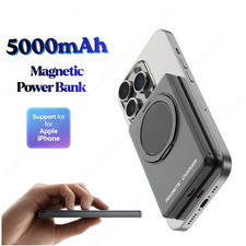 Slim Wireless Battery Pack for iPhone Magnetic Phone Charger Power Bank 500mAh
