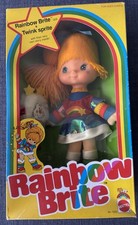 Vintage Mattel 7233 Rainbow Brite & Twink Sprite Doll 1983