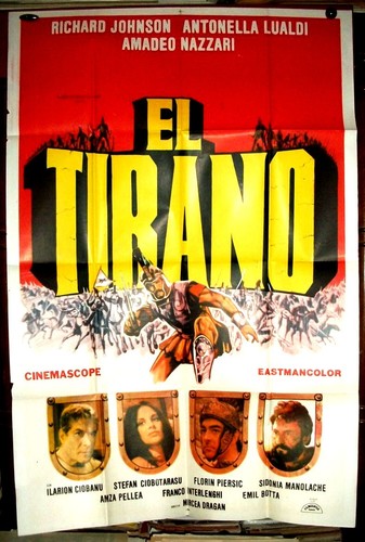 O TIRANO !!! orig1SH movie poster 1968 RICHARD JOHNSON