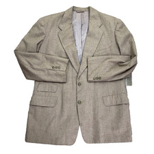 VTG 1950s Mens Atomic Fleck Wool Sport Coat Blazer Rockabilly Size 44