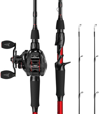  KastKing Royale Legend II Combo Left Hand Twin Tip IM6 Graphite Rod Reel