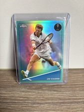 2021 Topps Chrome Tennis #13 Jim Courier Aqua...