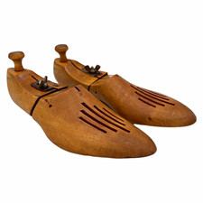 R.H. Macy Co. New York Wooden Shoe Tree Pair