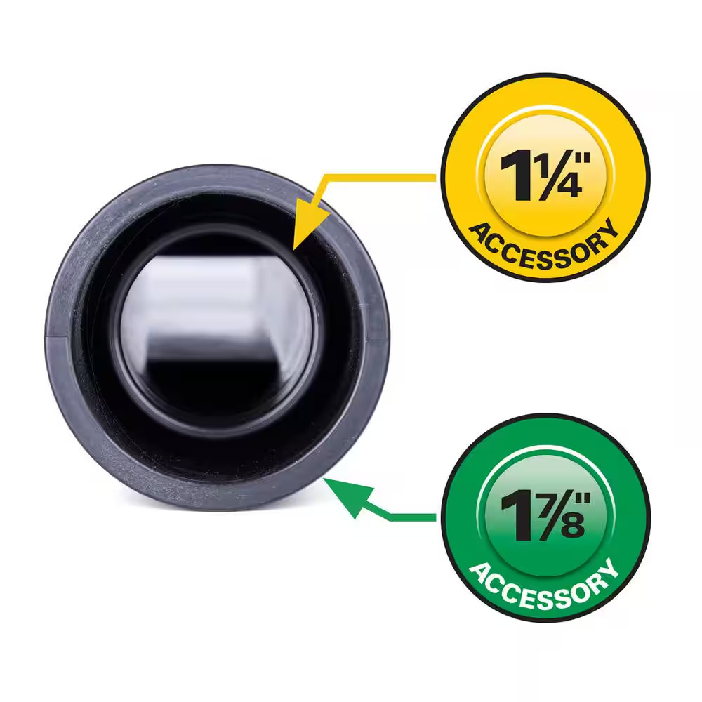 Dusting Brush Crevice Tool Kit 1-1/4 1-7/8 in Shop Vac Wet Dry Vacuum Attachment