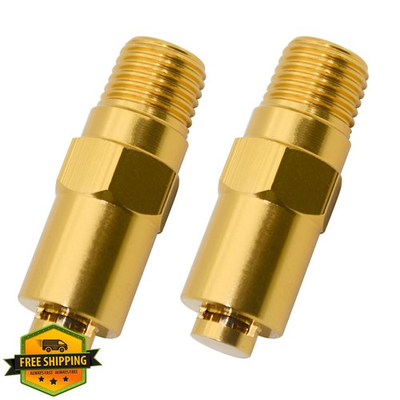 #ad 2pc Thermal Relief Valve 1 4 Inch NPT Gas Pressure Washer Pump $27.99