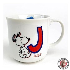 NEW Snoopy Initial Mug J