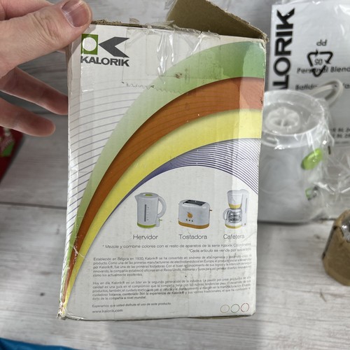 New Open Box Kalorik Coordinates Blender White Lime Green BL 240881 L - Picture 12 of 17
