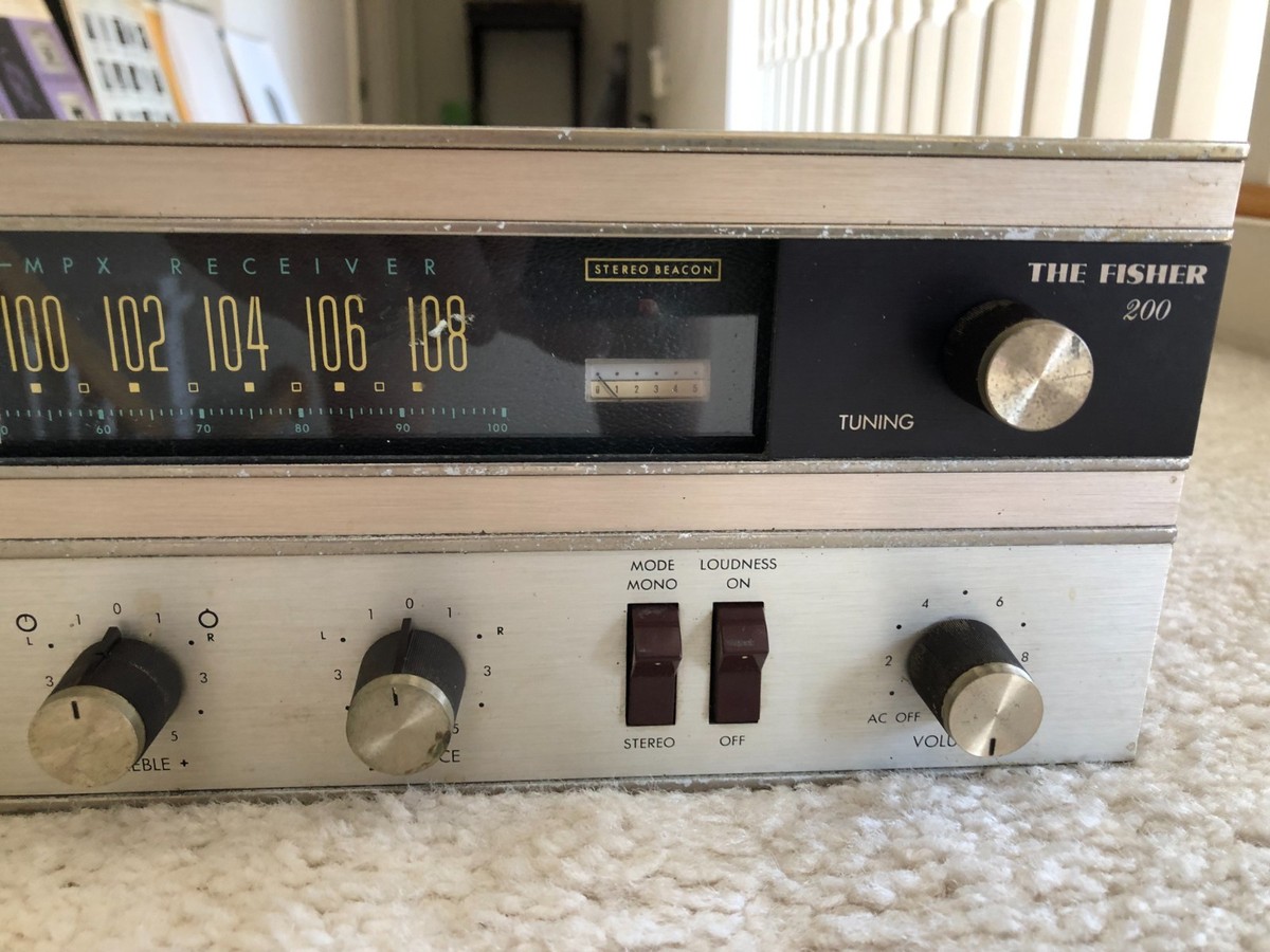 The Fisher 200-T AM/FM Stereo Receiver ( WORKING ) | eBay