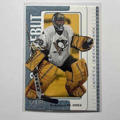2003-04 In the Game VIP Rookie Debut Marc-Andre Fleury RC #32 /580