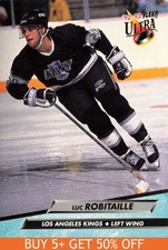 1992-93 Ultra #87 Luc Robitaille Los Angeles Kings Hockey