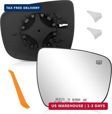 Passenger Side Mirror Glass Compatible with 2014-2020 Nissan Rogue, 2015-2024 Ni