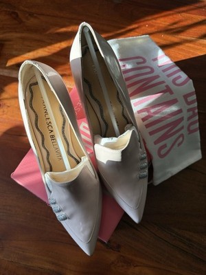 Francesca Bellavita Damenschuhe, Blassrose, Gr 39,5 Ungetragen