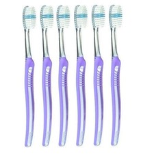 Oral-B Indicator Toothbrush Flat Trim, 35 6 Count Pack of 1 , Blue,white