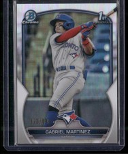 2023 Bowman #BCP-45 Gabriel Martinez Chrome Prospects Refractors #/499