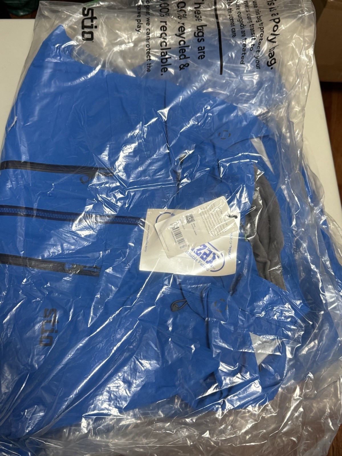 Stio Men's Environ Jacket Cosmic Blue Size XL