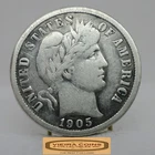 1905-O Barber Silver Dime, 90% Silver - #C58937NQ