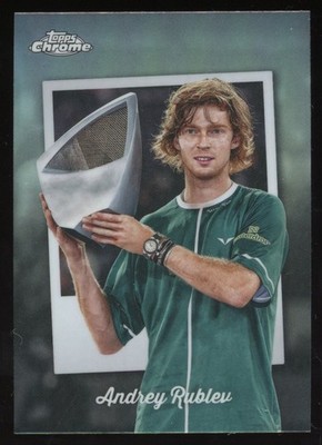 2025 Topps Chrome Tennis Andrey Rublev Captured Refractor #CTD-3
