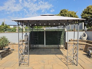 Lucca 3m x 3m Gazebo with extras excellent condition Nottingham collection