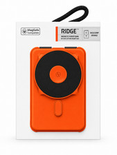 Ridge Magnetic MagSafe Power Bank 10000mAh Portable Charger Orange