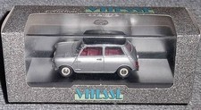 Austin Mini Cooper S 1/43 Silver Black 1963 Diecast Model Rare [Age 13+]