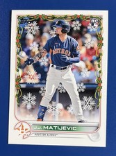 2022 Topps Holiday Baseball J.J. Matijevic RC Houston Astros #HW136