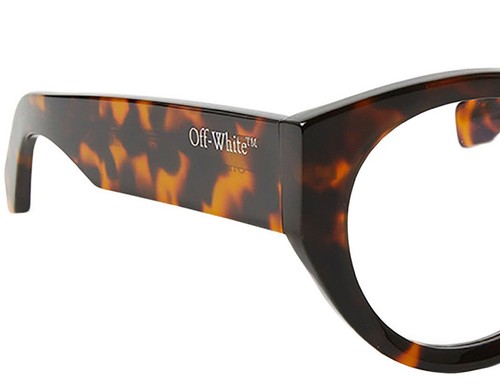NEW Off-White Style-41 OERJ041F23PLA0016000 Havana Eyeglasses - 第 2/4 張圖片