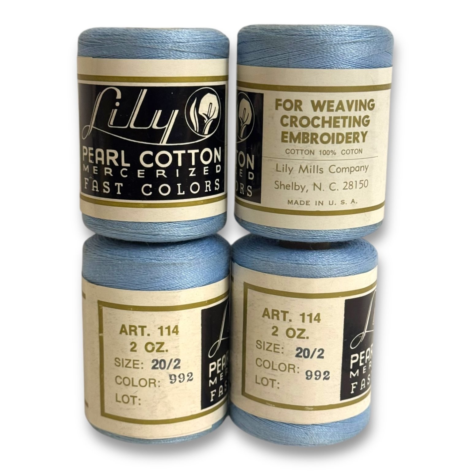 Thread Size 20/2 Blue Color 992